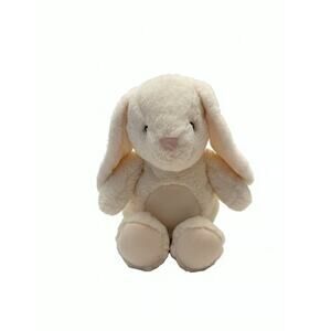 YuMe Bunny Plush Exclusive Target White Cream Rabbit Stuffed Animal Toy 14"